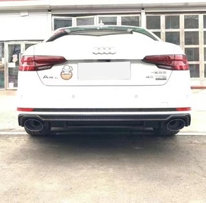 Hot Bán Phụ Tùng Ô Tô Nâng Cấp Rs4 B9 Bình Thường Phong Cách Khuếch Tán S4 Phía Sau Môi Với Đuôi Cho Audi A4 B9 2017-2019 Thể Thao Loại - Product Image 2