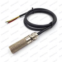 4-20mA Broche de sortie 4 connecteurs Tube métallique Capteur d'humidité et de température SHT45 SHT40