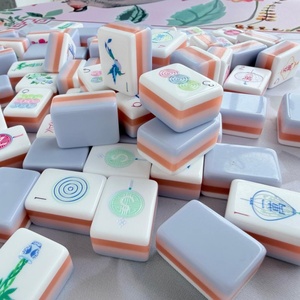 Juego de Mahjong de Lujo Estilo Americano 2026, Ecológico, Portátil, de Alta Calidad, con Diseño Artístico - Product Image 1