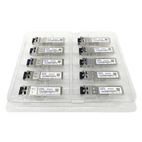 Transceiver SFP+ 10G 1550nm 40KM Monomode Module Fibre Optique Hot Swap LC pour Routeur Central, Commutateur Métropolitain, Liaison Réseau Troncale