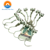 Machine de traitement et d'abattage de moutons et de porcs pour abattoir, équipement de levage et de suspension intégré à crochet à poulie à double rail robuste