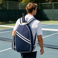 Sac de raquette de sport à prix abordable, personnalisable avec logo, léger, multi-poches, plusieurs styles en stock, sac de padel design et durable