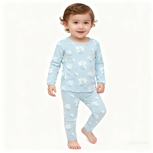 Conjunto de Ropa de Bebé Unisex al por <span class=keywords><strong>Mayor</strong></span>, Tela de Bambú Transpirable, Pijama de <span class=keywords><strong>Manga</strong></span> Larga para Recién Nacido, Patrón Personalizado - Product Image 2