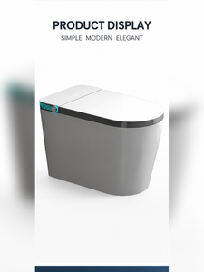<span class=keywords><strong>WC</strong></span> Smart Monoblocco Moderno con Bidet Integrato, Serbatoio Incorporato, Nessun Limite di Pressione dell'Acqua, <span class=keywords><strong>Coperchio</strong></span> Automatico, Scarico a Pedale, Sedile Riscaldato, Asciugatore Integrato - Product Image 3