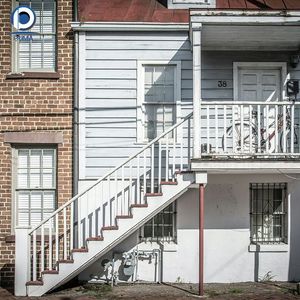<span class=keywords><strong>Escalera</strong></span> Recta de Estilo Europeo Minimalista de Primera Calidad para Decoración de Interiores de Villas de Lujo, con Peldaños Naturales Antideslizantes y Estructura de Soporte Estable - Product Image 5