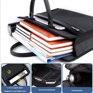 Maletín <span class=keywords><strong>de</strong></span> Negocios Impermeable <span class=keywords><strong>de</strong></span> Gran Capacidad para Hombre, Bolso <span class=keywords><strong>de</strong></span> Mano Oxford Suave para Reuniones y Documentos <span class=keywords><strong>de</strong></span> Negocios, <span class=keywords><strong>Bolsa</strong></span> para Portátil - Product Image 3