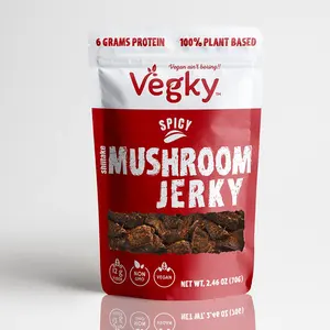 Milieuvriendelijk Herbruikbaar Gedroogd Voedsel Snackzakje Plastic Biltong Beef Jerky Verpakkingstassen Met Raam