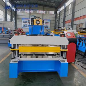 Machine de formage de rouleaux de toiture à engrenages à haute productivité pour tôles de toiture trapézoïdales en acier galvanisé IBR 0,3-0,8 mm - Product Image 4