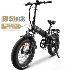 Eu stock almacén envío gratis 48V 350W 20 pulgadas todoterreno bicicleta eléctrica plegable ebike neumático gordo bicicleta eléctrica híbrida