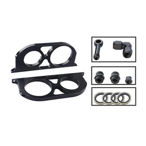 Kit de support de pompe à carburant Haofa en alliage d'aluminium pour modification automobile avec raccords et joints - Product Image 1