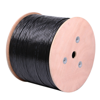 Kabel LAN Luar Ruangan OWIRE CAT7 U/UTP Konduktor Tembaga Bebas Oksigen 23AWG Selubung PVC+PE Solid Bandwidth 100MHz 90m 8-Konduktor