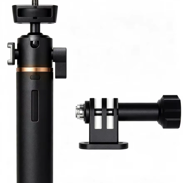 Multi Function Selfie Stick Tripod Hand Grip With Adapter for Action Camera Outdoor Vlog Shooting