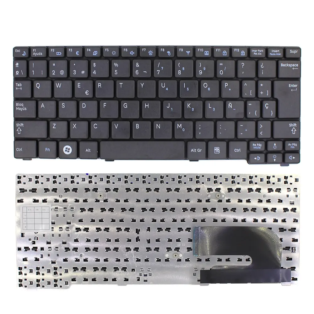 Tastiera del computer portatile per N145 N148 <span class=keywords><strong>N150</strong></span> N158 NB20 NB30 tastiera spagnola