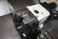 Tour CNC à lit incliné à faible coût TCK50 A2-6, 6 broches, 12 stations, pour le travail des métaux