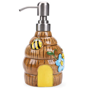 Juego de Accesorios de <span class=keywords><strong>Baño</strong></span> para Niños, Diseño de Peces Marinos, Pintado a Mano, Ecológico, Moderno, Económico, Cerámica, 4 Piezas - Product Image 3