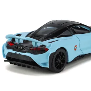 ZYX 1/32 McLaren <span class=keywords><strong>765LT</strong></span> Supersport, Auto Deportivo de Aleación de Zinc, Modelo Fundido a Presión, Sonido y Luces, Puertas Abribles, Sin Batería, Coleccionable - Product Image 2