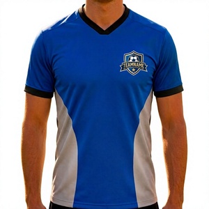 Maillot de football en tissu doux, dernier design, 100% polyester, maillot de football pour équipe, maillot de football - Product Image 1