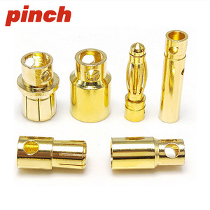 Conector macho-hembra tipo banana de latón de 4,0 mm para motor ESC de aeromodelismo - Product Image 4