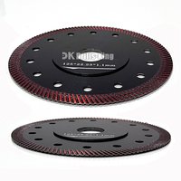 Disque de coupe diamanté super fin 5'' 1,1 mm à livraison rapide, lame de scie diamantée pour meuleuse d'angle