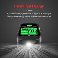 Humidimètre numérique multifonctionnel pour bois 5~75% avec écran LCD, fonction lampe torche et analyseur d'humidité industriel