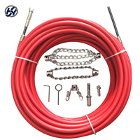 Accessoires pour machine de dragage de canalisations à ressort de 8 mm, outil de nettoyage ménager jetable pour la découpe de métaux, pour cuisine et toilettes