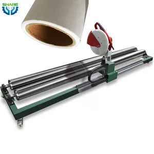 canvas thermal paper roll fabric cutting machine