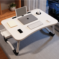 Table pliante personnalisable pour ordinateur portable, support de lecture pliable, bureau d'écriture simple pour dortoir, léger pour la maison, la chambre d'étudiant et la salle d'étude