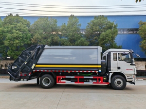 Camión Compactador de Basura de Alta Calidad SHACMAN de 16m3 con Carga Trasera - Product Image 3