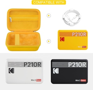 Étui de transport <span class=keywords><strong>KODAK</strong></span> <span class=keywords><strong>Mini</strong></span> 2 Retro 4PASS personnalisé dur EVA Portable Photo Printer Accessoires Sac de rangement pour outils - Product Image 4