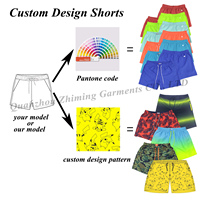 Beste prijs heren zomer zwemshorts grappige fruitprint strandshorts kinder zwemkleding