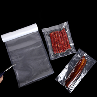 Rouleaux de scellage sous vide pour congélateur Sacs à texture de points en relief pour le stockage de la viande et des aliments Pochette de scellage thermique robuste