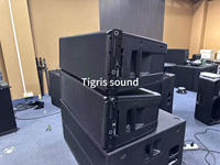 Sistema de Sonido Profesional HDL 50A 4K, Altavoz de Línea Activa de 3 Vías con Doble Woofer de 12 Pulgadas, para DJ, Uso en Exteriores