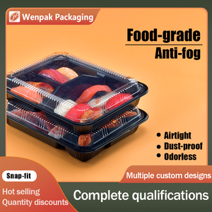 Contenants de préparation de repas en PP de qualité alimentaire recyclable à 3 compartiments pour nouilles et pizzas, boîte à emporter, utilisable au micro-ondes - Product Image 3