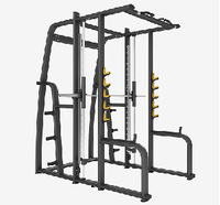 Rack de Sentadillas Smith Steel para Uso Comercial, Capacidad de 290 kg, Venta Directa de Fábrica, Equipo de Gimnasio para Entrenamiento de Fuerza