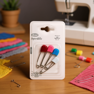 ILAN Imperdibili Set di 4 Spille di Sicurezza Colorate, Accessori per Cucito - Product Image 3