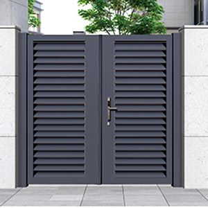 モダンオート自動スイングゲートシステムアルミデザイン屋外ホームとガーデンスライドオープンスタイル - Product Image 5