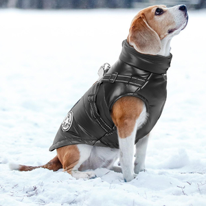 Jaket Anjing Warna Cerah Tahan Air dan Hangat, Pakaian Anjing Reflektif untuk Luar Ruangan, Rompi dan Mantel Anjing Musim Dingin - Product Image 2