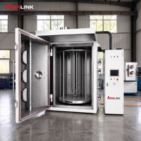 Ligne de production de revêtement PVD ionique sous vide automatique à faible consommation d'énergie AsiaLink avec pompe pour l'acier inoxydable, les alliages, le plastique, le verre et la céramique