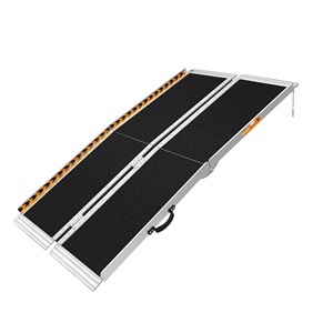 Nhôm handicap đoạn đường nối có thể gập lại xe lăn đoạn đường nối gấp xe lăn nhẹ cho nhà - Product Image 3