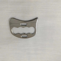 Outil IASTM en acier inoxydable avec poignée ergonomique, grattoir musculaire pour la relaxation myofasciale, équipement de physiothérapie