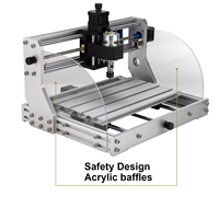 Machine de gravure CNC de bureau 3018 à 3 axes, mini-machine de gravure pour le bois, l'acrylique, le plastique, le PVC, la sculpture, vente chaude