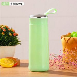 Custom Tea <b>Water</b> Bottle With Logo Wholesale Glass Vacuum Cupping 13oz Glass Drinking <b>Water</b> Bottle 400ml Glass Thermos Cup - Product Image 4