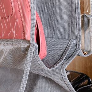 Trousse de Toilette Suspendue en Tissu Non Tissé pour Hommes, Organisateur de Voyage pour Portes et Murs, Sac de Rangement Cosmétique en Plastique - Product Image 4