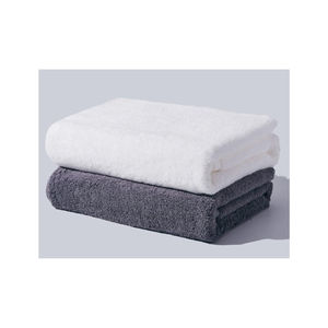 Léger 100% coton brodé à la main durable budget amical doux séchage rapide personnalisé bordure bleue Golf serviette de bain - Product Image 3