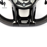 Volante de Fibra de Carbono Compatible con Mercedes Benz Clase A, B, E, GLA, CLA, GLC, GLS, GLE, Clase C W205, W204, W206, Actualización del Modelo Antiguo al Nuevo