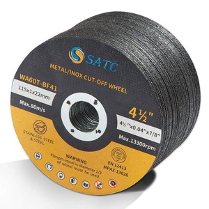 Satc Tốt Cắt 115X1X22 Mm 4.5 Inch Cắt Kim Loại Đĩa Với Giấy Chứng Nhận Mpa - Product Image 1
