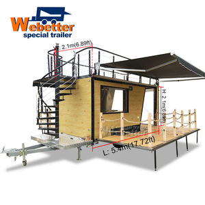 Webetter Mobil Kahve Dükkanı Bar Catering İçecek Treyleri Özel Tasarım Fast Food Treyleri Tam Donanımlı Taco Krep Pizza Yiyecek Kamyonu - Product Image 6