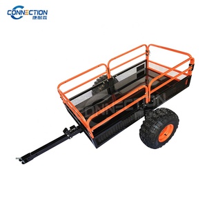 Chariots robustes à roues, remorques de jardin pour ATV, tondeuses à gazon, tracteurs et déchets de jardin - Product Image 3