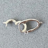 Chaînes à double boucle en argent S925 pour bracelet et collier
