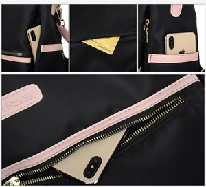 Sac à dos de trekking extérieur léger et tendance pour femme 2025, 0,3 kg, imperméable, antivol, en tissu Oxford, avec fermeture éclair, 20-35L, pour le voyage - Product Image 5